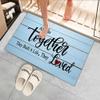FISENAG Together They Built A Life They Loved Welcome Mats for Front Door,Family Door Mat for Home Decor, Housewarming Gifts view 3