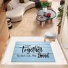FISENAG Together They Built A Life They Loved Welcome Mats for Front Door,Family Door Mat for Home Decor, Housewarming Gifts view 4