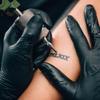 YKANG Black Disposable Nitrile Gloves, 100 PCS, Food Safe, Cooking & Cleaning Gloves (Small) view 4