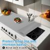 AECHY Silicone Mats for Kitchen Counter 47"x23.6"x0.08, Largest Heat Resistant Mat Shipped Rolled Up Kitchen Island Silicone Countertop Protector Mat Nonslip Extra Large Counter Mat, Dark Gray view 2