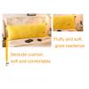 Bedside Cushion Cotton Bed Cushions Sofa Back Cushion Double Long Pillow Pillow Bedside Big backrest headboard Cushion Wall Pillow Headboard Bedside Cushion (Color : Wine red, Size : 180X60cm) view 3