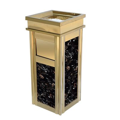 YANZHEXIN Outdoor/Indoor Trash Can Outdoor Trash Can Indoor Trash Can with Stainless Steel Ashtray Suitable for Kitchen Restaurant Bar Shopping Mall Use in Backyard, Deck, or Patio (Color : B)
