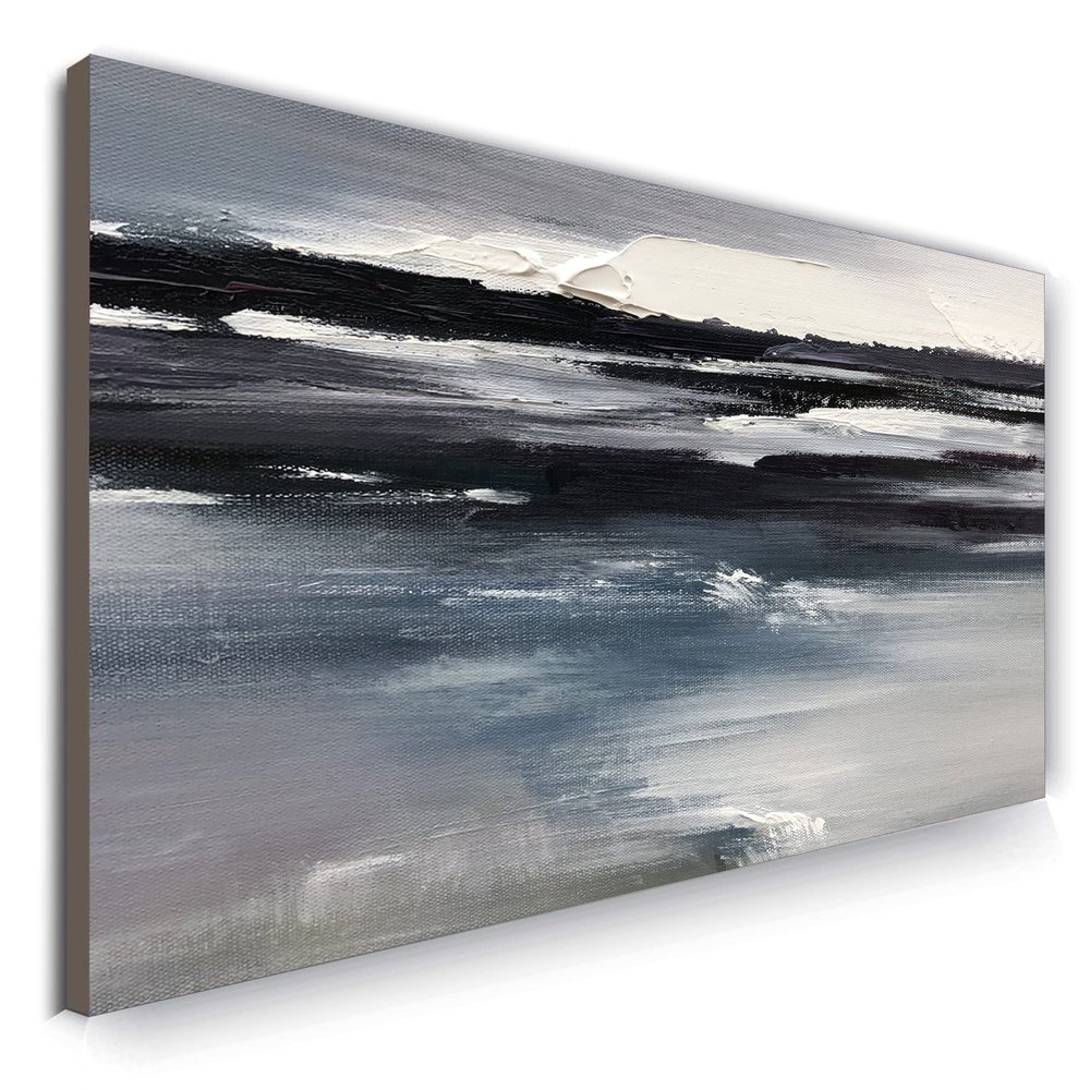 Large Beige Abstract Landscape Painting,Bright Brown Painting Original Abstract Coastal Landscape Beach Landscape Wall Art Sky Art Painting 120X60inch (300X150cm)Unframed
