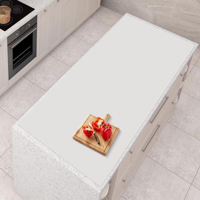 AECHY Silicone Mats for Kitchen Counter 47"x23.6"x0.08, Largest Heat Resistant Mat Shipped Rolled Up Kitchen Island Silicone Countertop Protector Mat Nonslip Extra Large Counter Mat, Light Gray