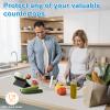AECHY Silicone Mats for Kitchen Counter 47"x23.6"x0.08, Largest Heat Resistant Mat Shipped Rolled Up Kitchen Island Silicone Countertop Protector Mat Nonslip Extra Large Counter Mat, Light Gray view 3