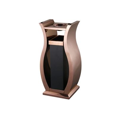Trash Can Fashion Trash Can 12L/3.1 Gallon Garbage Can with Ashtray Free Standing Garbage Bin Hands-Free Disposal Modern Styling Indoor/Outdoor use (Color : A)