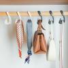 5pcs Purse Hanger Hooks, Hanging Handbag Organizer Closet Hangers for Ties, Scarfs, Belts, Handbags(White) view 2