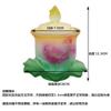 XIALON 11.5cm Buddha Lotus Water Supply Cup Glass Bowl Guanyin Holy Water Cup Buddhist Supplies view 2
