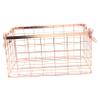 Cabilock Wire Fruit Basket Iron Storage Organizer with Handle for Desktop Decorative Vegetable Holder Lightweight Portable for Home and Picnic Use view 1