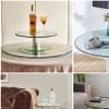 KDLKCT6 Round Tempered Glass Table Top, 50cm/55cm/58cm/60cm/68cm/70cm/78cm/80cm, Kitchen Dining Coffee Desk Cover, Polished Edge, Clear Plate Glass, Good Elasticity, Strong Hardness view 4