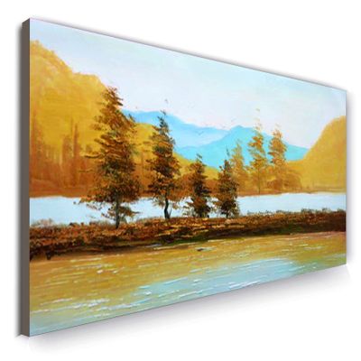 100% Hand-Painted Original Oil Painting Wave Painting Textured Painting Room Decor Realism Painting Traditional Realistic Landscape Wall Art 96X48 Unframed