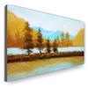 100% Hand-Painted Original Oil Painting Wave Painting Textured Painting Room Decor Realism Painting Traditional Realistic Landscape Wall Art 96X48 Unframed view 1