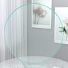 KDLKCT6 Tempered Glass Table Top 38 45 50 55 60 65 75 80 cm,Clear Round Glass Top,Size Can Be Customized,Thick : 9mm/0.35inch,Polished Edges,Shatterproof,Helps Stabilize The Table view 1