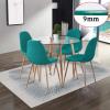 KDLKCT6 Tempered Glass Table Top 38 45 50 55 60 65 75 80 cm,Clear Round Glass Top,Size Can Be Customized,Thick : 9mm/0.35inch,Polished Edges,Shatterproof,Helps Stabilize The Table view 2
