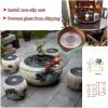 KDLKCT6 Tempered Glass Table Top 38 45 50 55 60 65 75 80 cm,Clear Round Glass Top,Size Can Be Customized,Thick : 9mm/0.35inch,Polished Edges,Shatterproof,Helps Stabilize The Table view 4