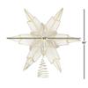 10-Light 6 Point Gold Capiz Star Tree Topper view 4