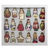 2-2.5-Inch Mini Christmas Shape Glass Ornaments, 18 Piece Set view 1
