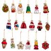 2-2.5-Inch Mini Christmas Shape Glass Ornaments, 18 Piece Set view 4