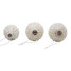 80MM Glitter and Silver Ball, Finial and Onion, 3 Piece Set view 3