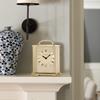 Bulova Clocks B1719 Arthur Brushed Gold 6.5H x 5.5 W x 2.25 D view 3