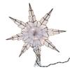 10-Light 15-Inch 8-Point Capiz Silver Star Tree Topper view 4