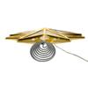15-Inch 10-Point Warm White LED Gold Star Tree Topper view 3