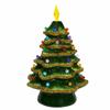 Kurt S. Adler Light Up Gold Glitter Christmas Tree, 12-Inch view 2
