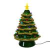 Kurt S. Adler Light Up Gold Glitter Christmas Tree, 12-Inch view 3