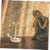 2pcs Buddha Lamp Wick Holder with Telescopic Stand view 2