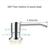 WYDNX Extractor Kitchen Dishwashing Soap Dispenser Stainless Steel Soap Pump Sink Countertop Liquid Dispenser Refillable Soap Dispenser Soap Pump (Color : AS Show) view 3