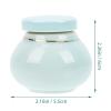 1piece Ceramic Chinese Medicine Powder Jar Screw Lid Travel Ointment Container for Creams Masks and Personal Care Products Compact and Refillable Design for Home and Travel Use view 3