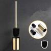 TYZK Shower Shelves Stainless Steel Black Toilet Scrub Cleaning Brush Set, Gold Toilet Brush Holder with Brush Bathing Accessories (Color : Gold) view 4