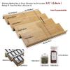 Angimio Bamboo Spice Rack Drawer Organizer - 8 Pieces Set- 9" Wide Per Piece - Combine Pieces Into 18" Wide Rack (9" or 18") view 4
