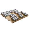 Angimio Bamboo Spice Rack Drawer Organizer - 8 Pieces Set- 10" Wide Per Piece - Combine Pieces Into 20" Wide Rack (10" or 20") view 1