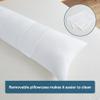 Acanva Fluffy Body Pillow for Adults and Pregnancy, Soft Long Full Pillow Insert for Side Sleepers view 4