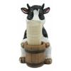 Farm Bovine Holstein Cow Wood Barrel Toothpick Holder with Toothpicks view 3