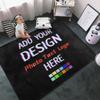 buxvhre Custom Rug Personalized Area Rug Add Your Photo Text Non-Slip Bath Rug Door Mat for Home Bedroom Decorative (72" x 48") view 1