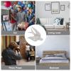 ULTNICE Ceramic Swallows Wall Decor 3D Grey Hanging Bird Sculpture Nordic Style Wall Mounted Art for Indoor Outdoor Home Bedroom Garden view 4