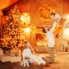 JMEXSUSS Connectable 33ft Orange Christmas Lights Indoor, 100 LED Orange String Lights Clear Wire, 8 Modes Outdoor Christmas Twinkle Light Plug in for Tree Party Decoration view 3