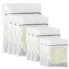 10 Pack Mesh Laundry Bags for Delicates with Non Rust Zipper- MDSXO White Laundry Bags Mesh Wash Bags, Easy Fit Bra, Sock,Lingerie,Sneaker,Baby Laundry for Washing Machine Travel Storage[1XL/3L/3M/3S] view 1