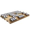Angimio Bamboo Spice Rack Drawer Organizer - 8-Piece Set - 13" Wide Per Piece - Combine Into 26" Wide Rack view 1