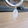 Cheeroyal 100 Pack White Plastic Curtain Hooks,Curtain Hooks White Curtain Header Tape Drapery Hooks for Door Curtain, Window Curtain,2.8x1.2 cm view 4
