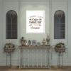 Coffee Lover Wood Frame Sign, I Thought I Liked Coffee Turns Out I Like Creamer Farmhouse Wall Decor Rustic Plaque Home Decoration Wall Hanging Art Printable, Wedding Gift, 16x20 Inch view 2