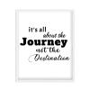 Adventure Wall Hanging Wood Framed Sign, It's All About The Journey Not The Destination Rustic Wooden Plaque for Porch, Farmhouse Wall Art Decor, Funny Welcome Artwork, 16x20 Inch view 1