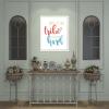 Blessed Friends Rustic Wall Hanging Sign, Find Your Tribe Love Them Hard Wall Art Office/Home/School/Nursery Decoration, Wood Frame Farmhouse Porch Plaque, Birthday Gifts, 16x20 Inch view 2