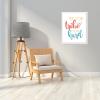 Blessed Friends Rustic Wall Hanging Sign, Find Your Tribe Love Them Hard Wall Art Office/Home/School/Nursery Decoration, Wood Frame Farmhouse Porch Plaque, Birthday Gifts, 16x20 Inch view 3