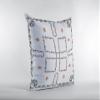 HomeRoots 20 White Floral Decorative Suede Throw Pillow view 3