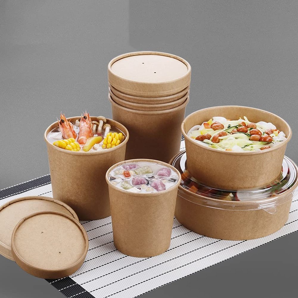 AGYH 500 Packs Meal Prep Containers with Lids, Reusable Food Storage Containers Microwave // Freezer Safe Lunch Box, 32oz (Color : Style 2)
