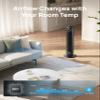 Dreo Tower Fan for Bedroom, Smart Oscillating Quiet Floor Fans, Standing Bladeless Fan with Remote and WiFi Voice Control, 4 Modes, 4 Speeds, 8H Timer, 28dB, Works with Alexa/Google view 4