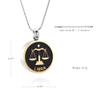 12 Constellation Pattern Stainless Steel Cremation Urn Necklace for Ashes Remembrance Jewelry Memorial Urn Necklace view 2